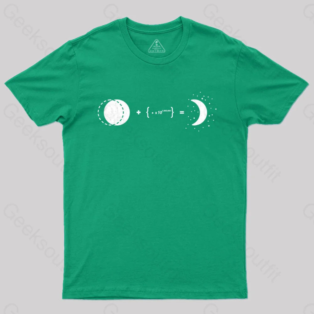 Crescent Moon T-Shirt Green / S