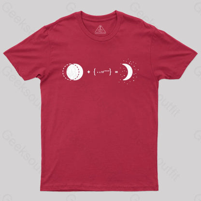 Crescent Moon T-Shirt Red / S