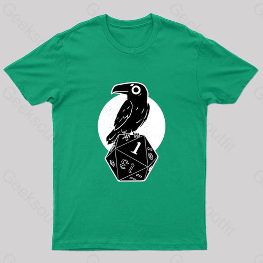 Critical Crow Geek T-Shirt Green / S