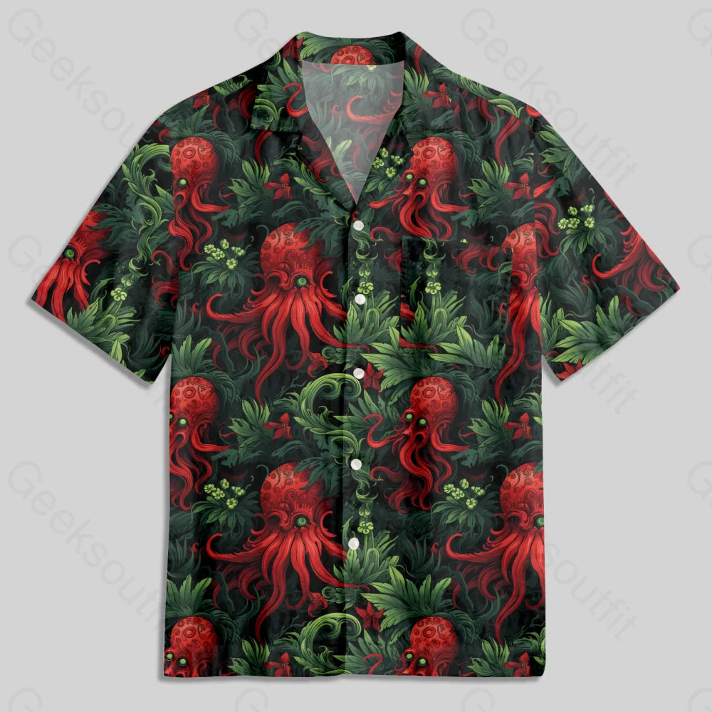 Cthulhu Button Up Pocket Shirt Hawaiian / S Bus381 Yc