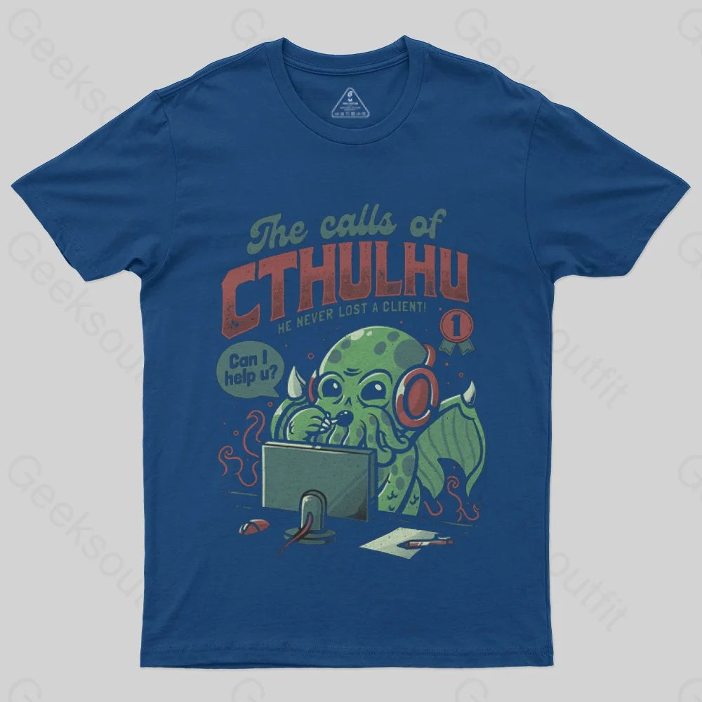 Cthulhu Customer Service T-Shirt - Geeksoutfit