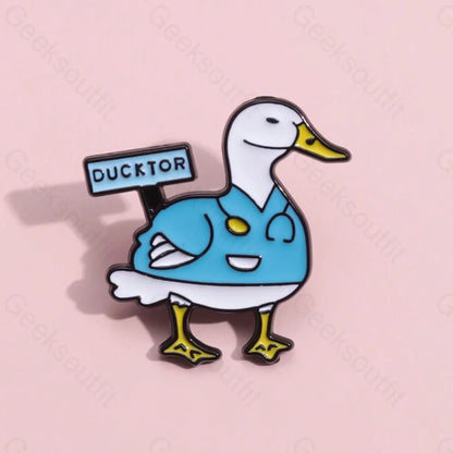 Cute Cartoon Duck Pins Sxz412