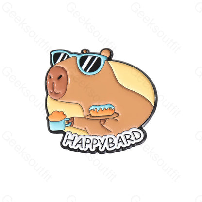 Cute Water Dolphin Capybara Pins Qhxz907