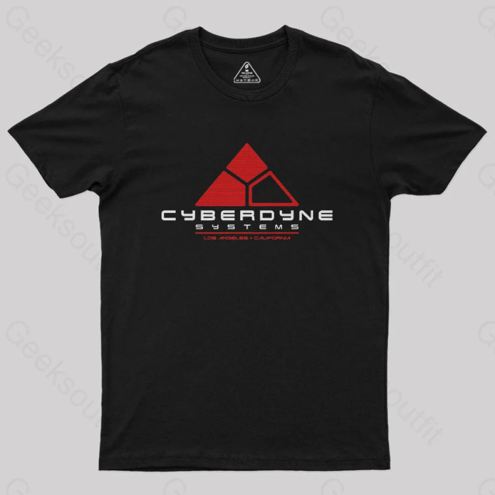 Cyberdyne Systems Nerd T-Shirt Black / S