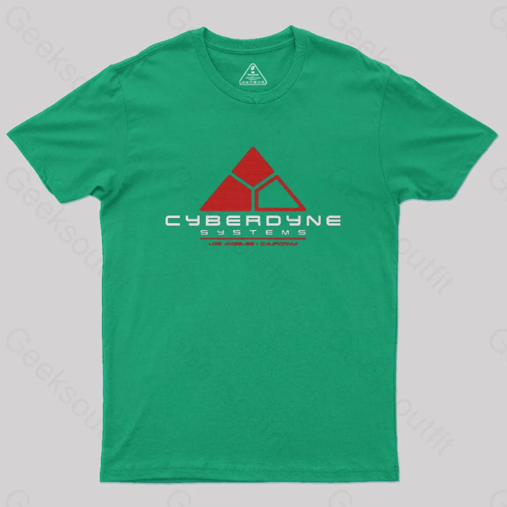 Cyberdyne Systems Nerd T-Shirt Green / S