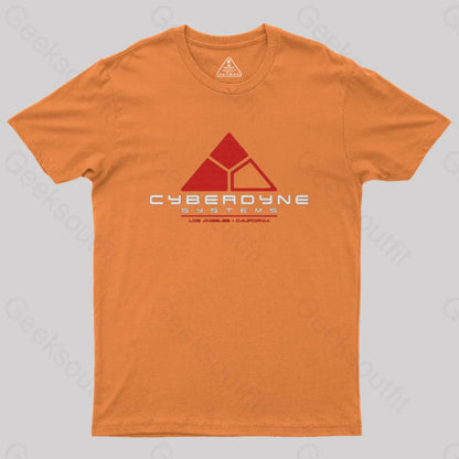 Cyberdyne Systems Nerd T-Shirt Orange / S