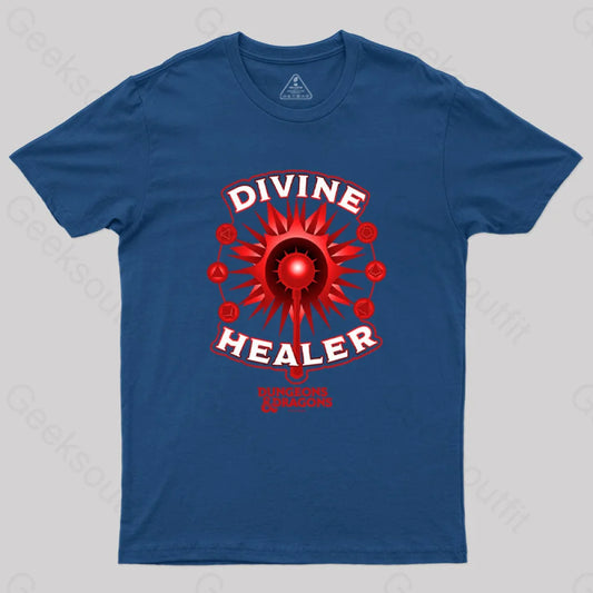 D&D Divine Healer T-Shirt Navy / S