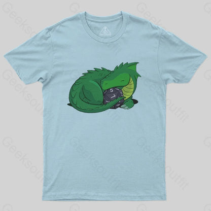 D20 Green Dragon T-Shirt - Geeksoutfit