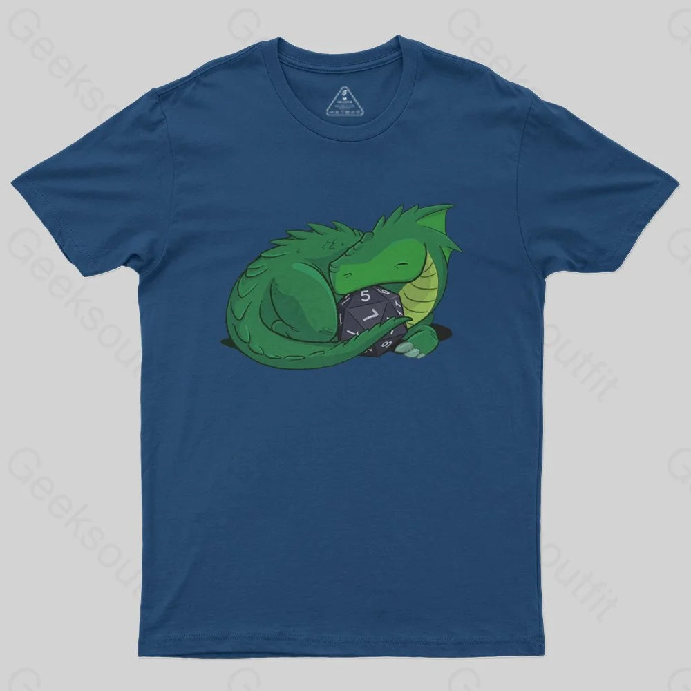 D20 Green Dragon T-Shirt - Geeksoutfit