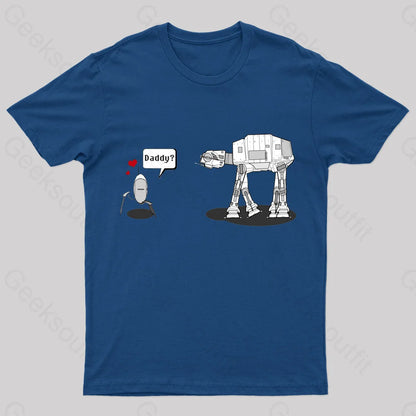 Daddy Robot Nerd T-Shirt Navy / S