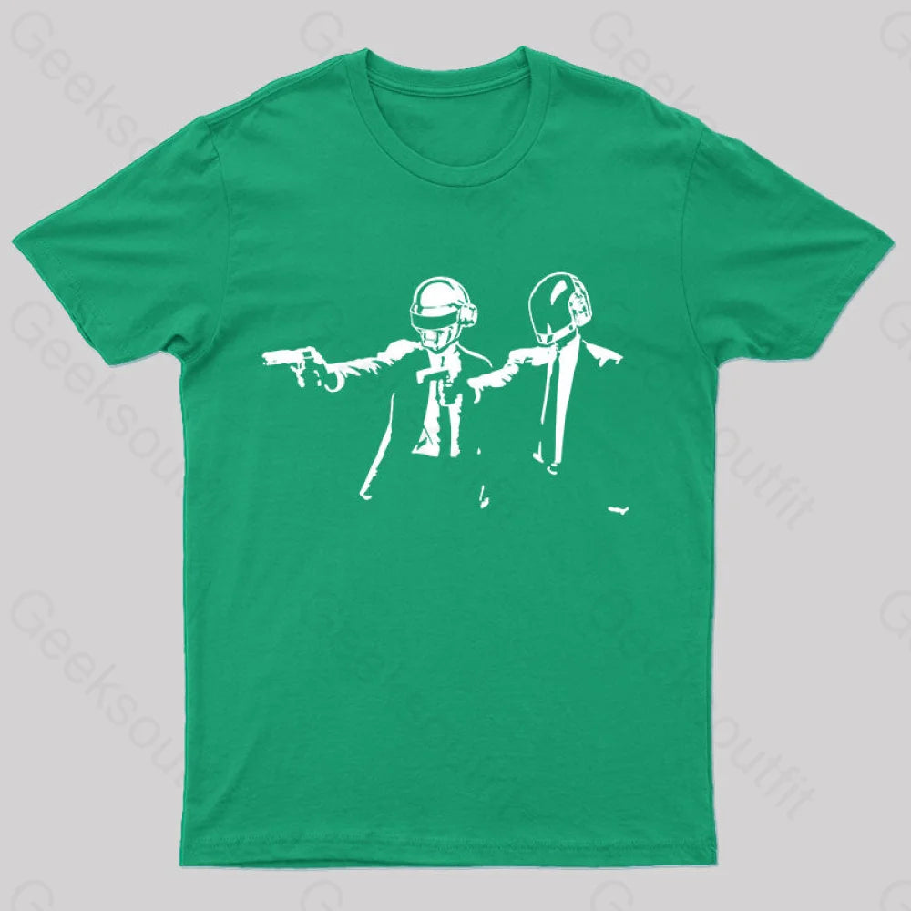 Daft Punk T-Shirt Green / S