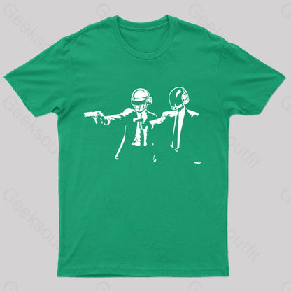 Daft Punk T-Shirt Green / S