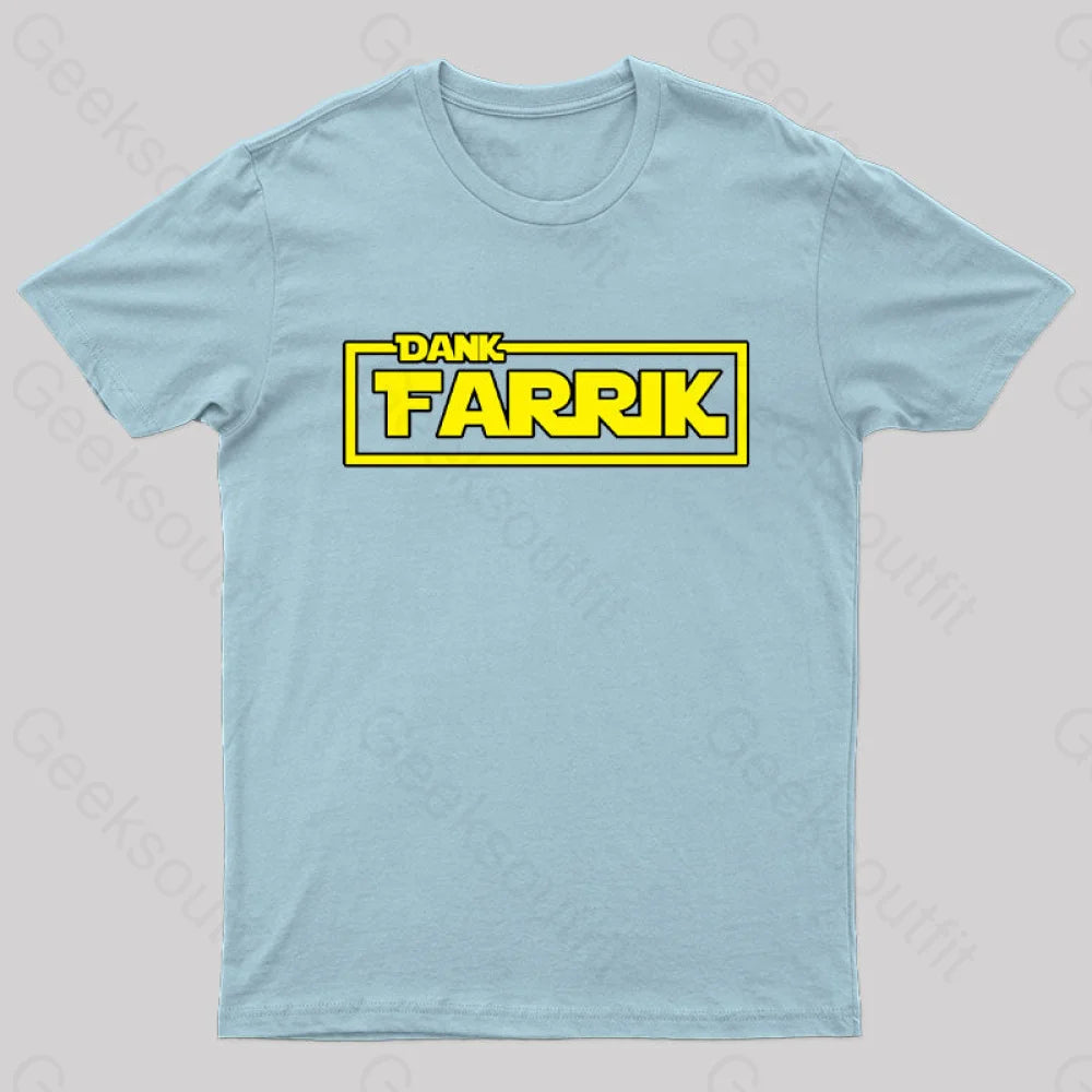 Dank Farrik Nerd T-Shirt Light Blue / S