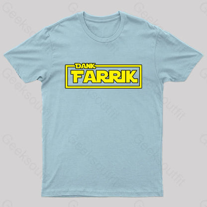 Dank Farrik Nerd T-Shirt Light Blue / S