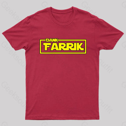 Dank Farrik Nerd T-Shirt Red / S