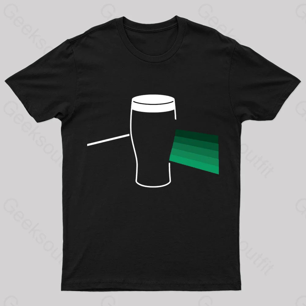 Darkside Of The Pint Nerd T-Shirt Black / S