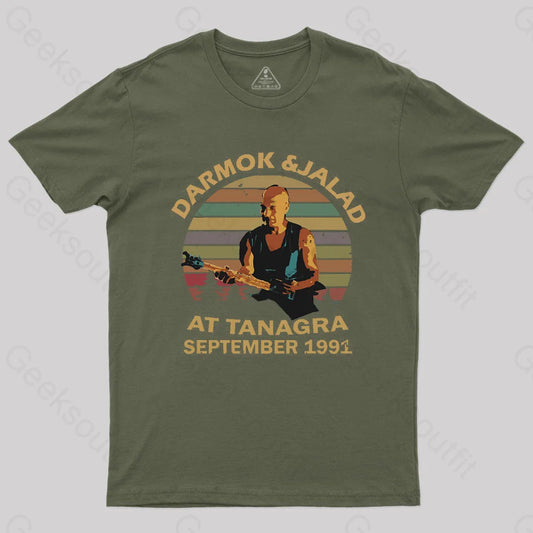 Darmok And Jalad At Tanagra Geek T-Shirt Army Green / S