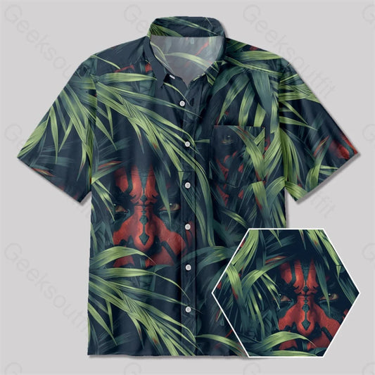 Darth Maul Button Up Pocket Shirt Yc