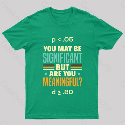 Data Analytics Engineering Scientist Math Pun Geek T-Shirt Green / S