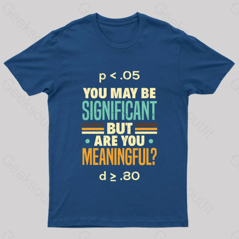 Data Analytics Engineering Scientist Math Pun Geek T-Shirt Navy / S