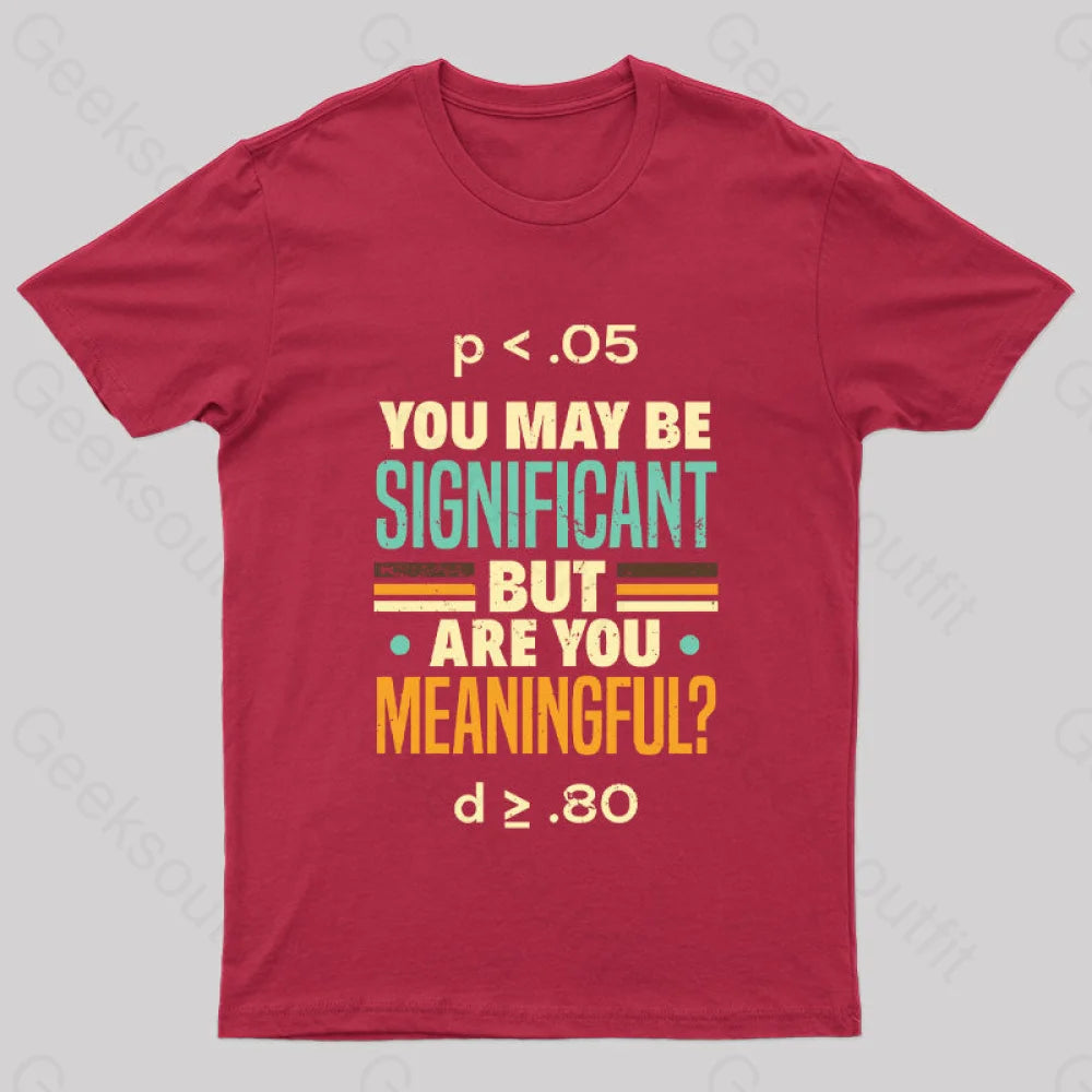 Data Analytics Engineering Scientist Math Pun Geek T-Shirt Red / S