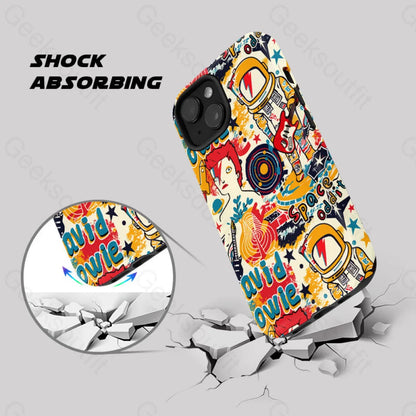 David Bowie Space Oddity Geek Phone Case