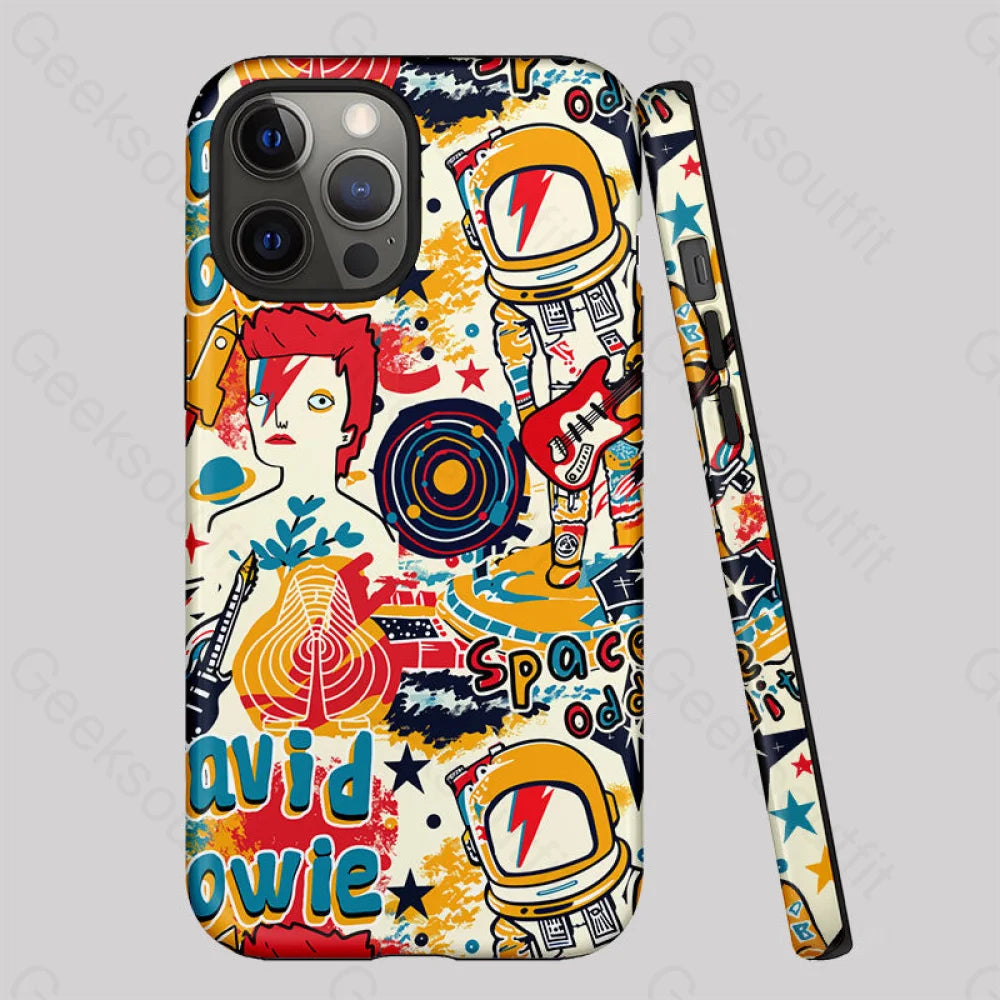 David Bowie Space Oddity Geek Phone Case Iphone 15