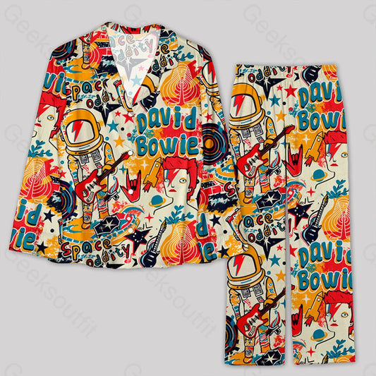 David Bowie Space Oddity Pajamas Set S / Geekpj0101 Yc