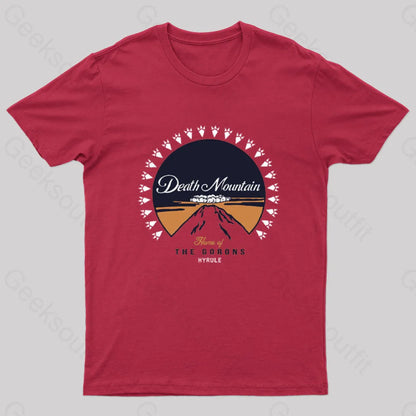 Death Mountain Geek T-Shirt Red / S