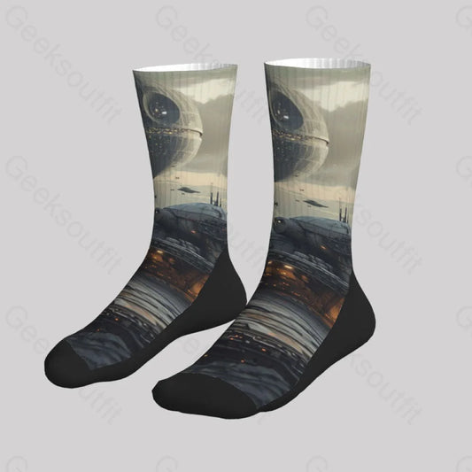 Death Star At Men’s Socks Sks092