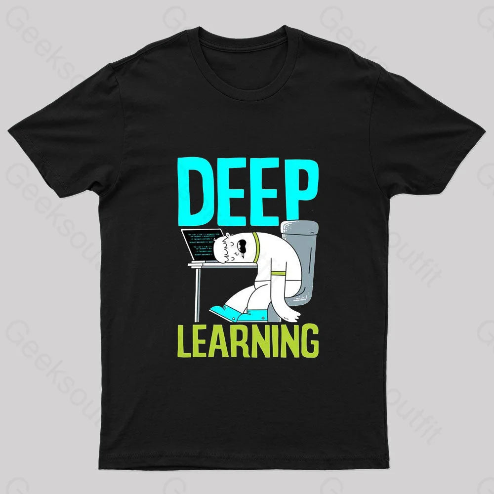 Deep Learning Nerd T-Shirt Black / S