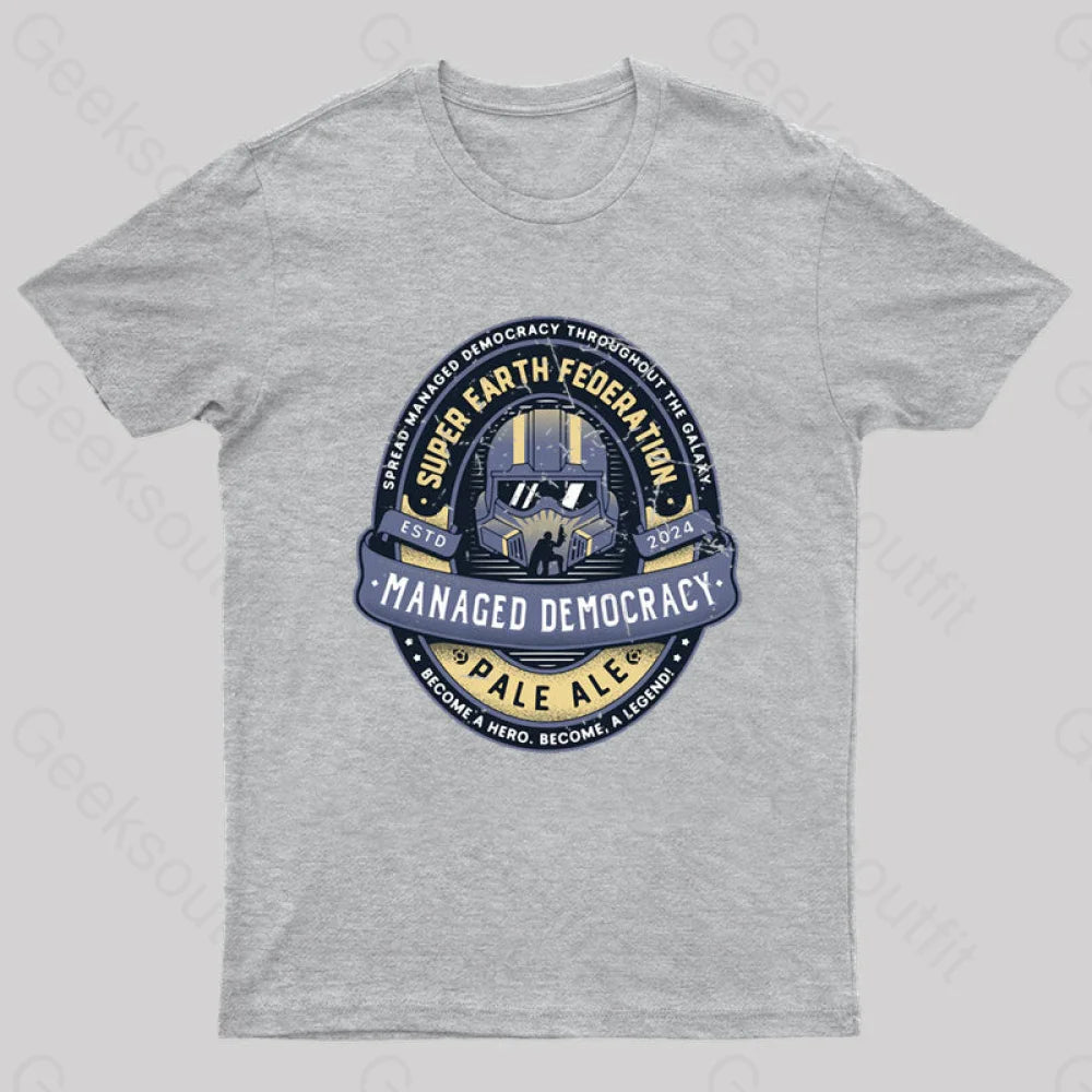 Democracy Exo Patriot Mech T-Shirt Grey / S