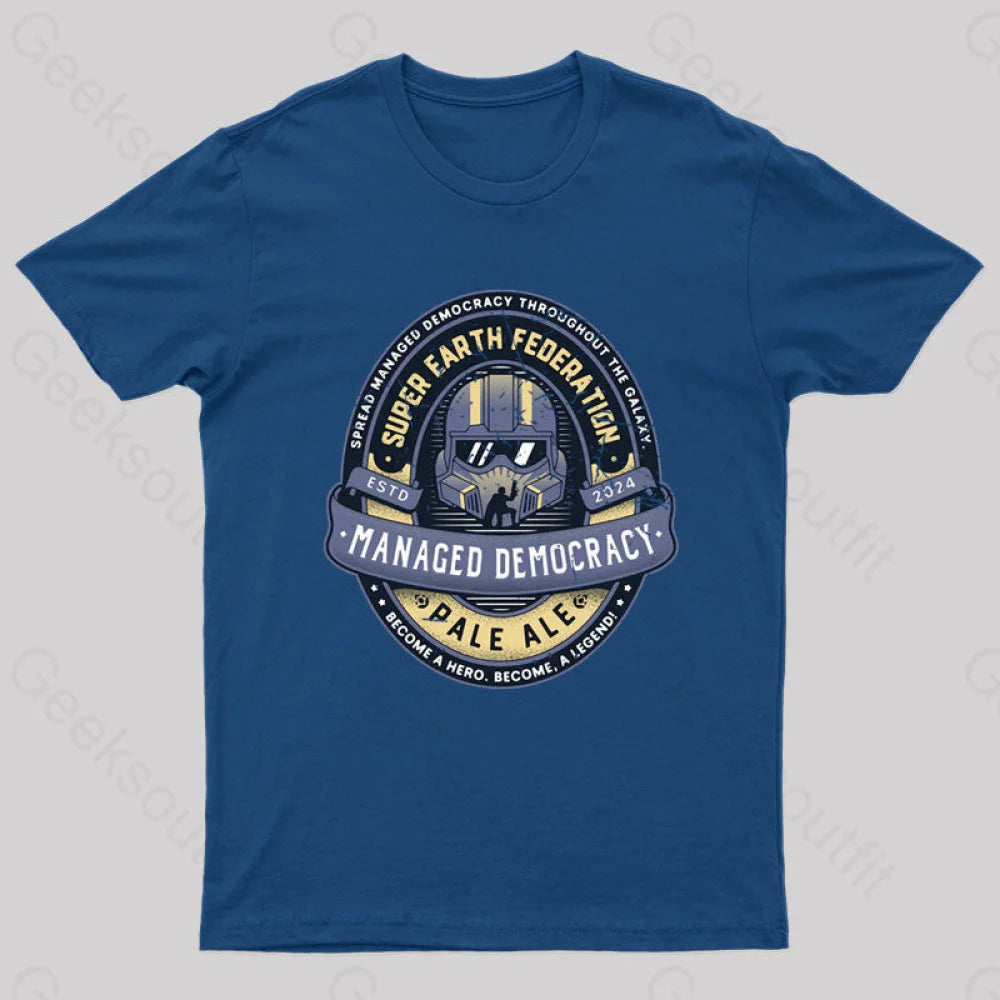 Democracy Exo Patriot Mech T-Shirt Navy / S