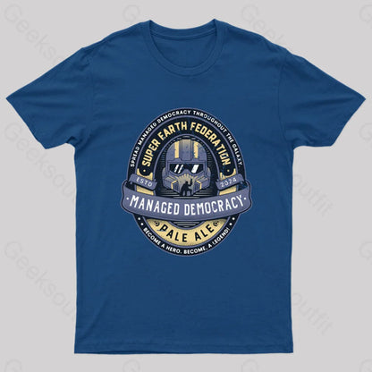 Democracy Exo Patriot Mech T-Shirt Navy / S