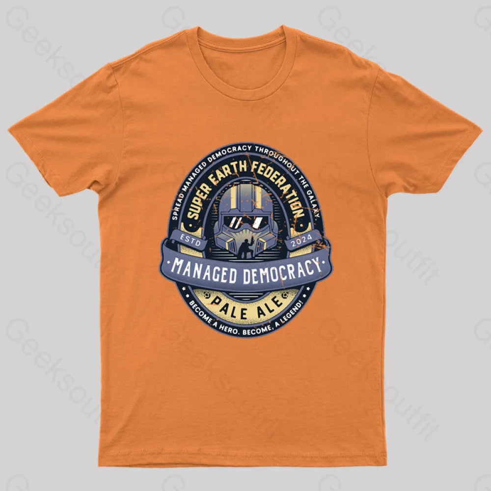 Democracy Exo Patriot Mech T-Shirt Orange / S