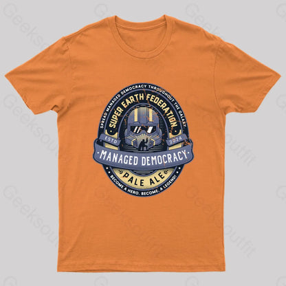 Democracy Exo Patriot Mech T-Shirt Orange / S