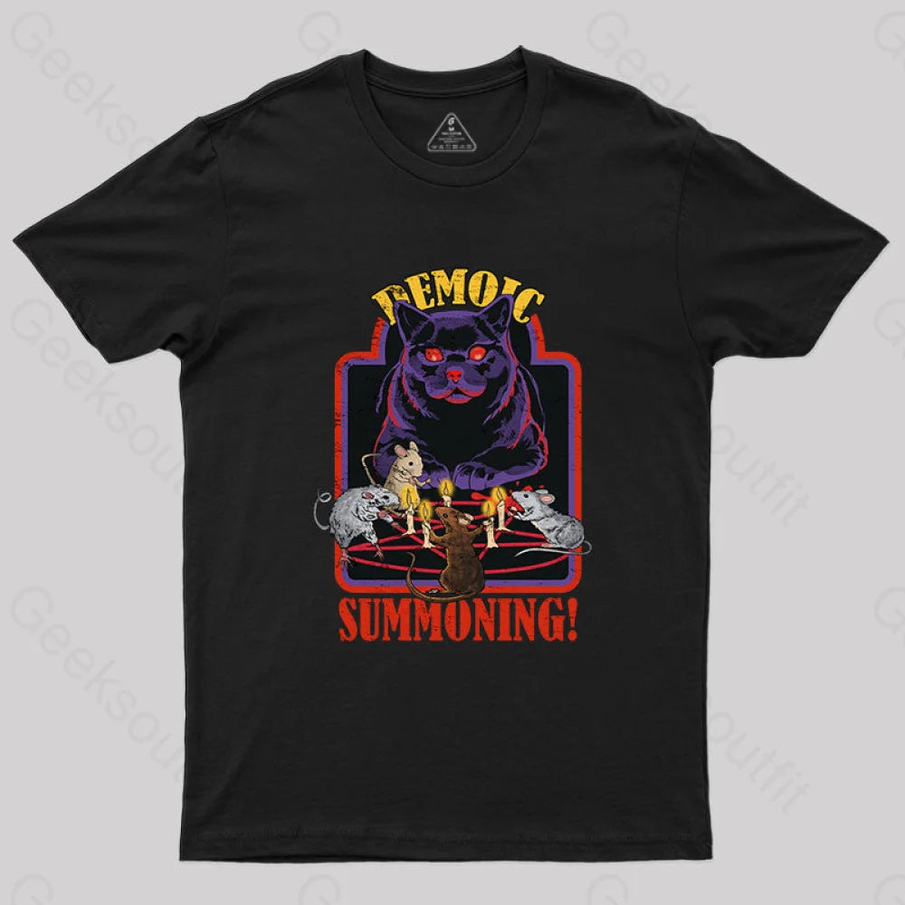 Demoic Summoning T-Shirt Black / S