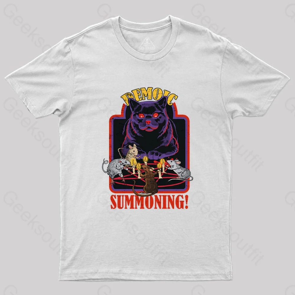 Demoic Summoning T-Shirt White / S