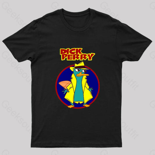 Detective Dick Perry Geek T-Shirt Black / S