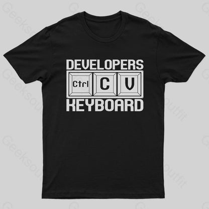 Developer Programmer Coder Nerd T-Shirt Black / S