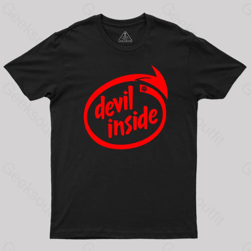 Devil Inside T-Shirt Black / S