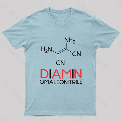 Diaminomaleonitrole Nerd T-Shirt Light Blue / S