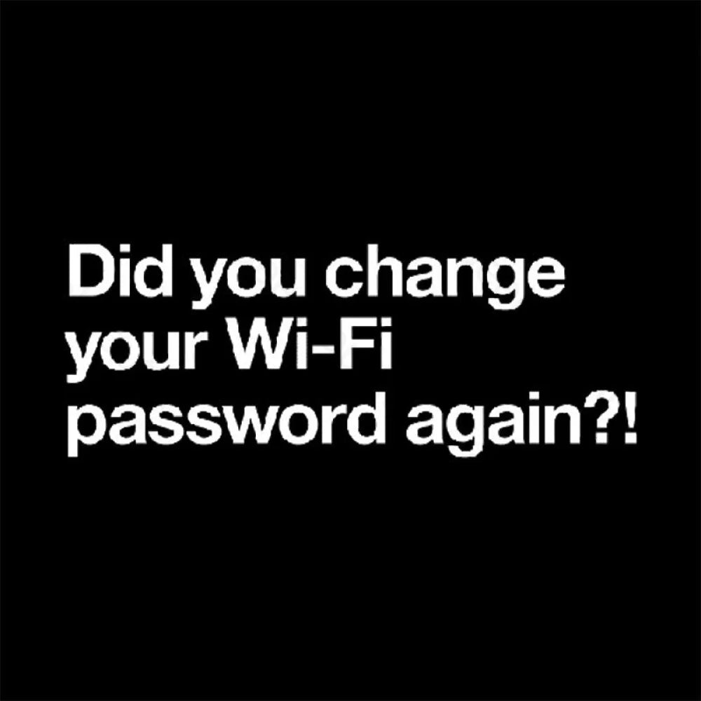 Did You Change Your Wifi Password Again? Geek T-Shirt