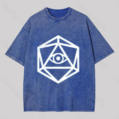 Die Of Providence Washed T-Shirt Blue / S