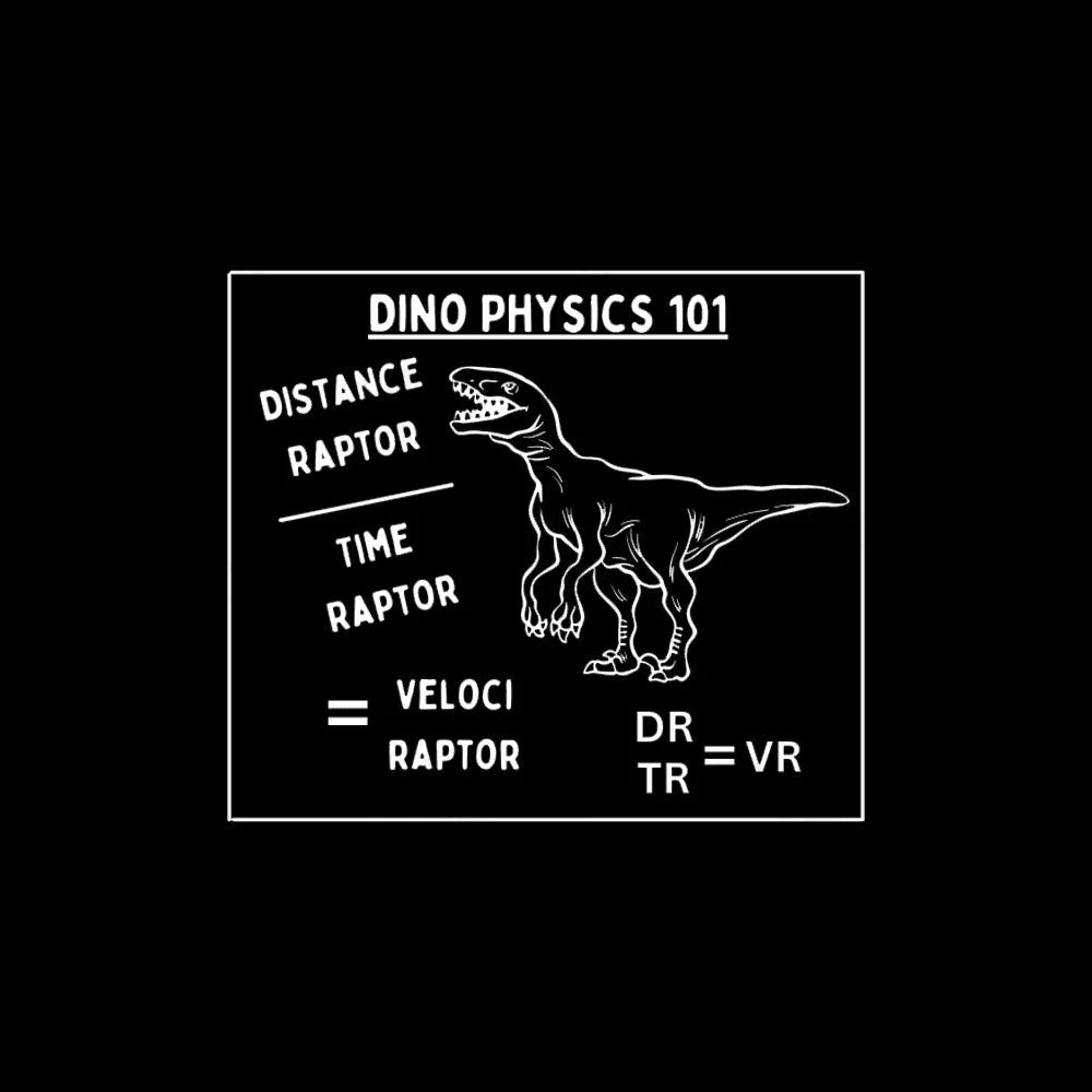 Dino Physics 101 Geek T-Shirt