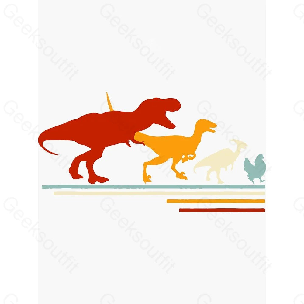 Dinosaur Evolution T-Shirt - Geeksoutfit