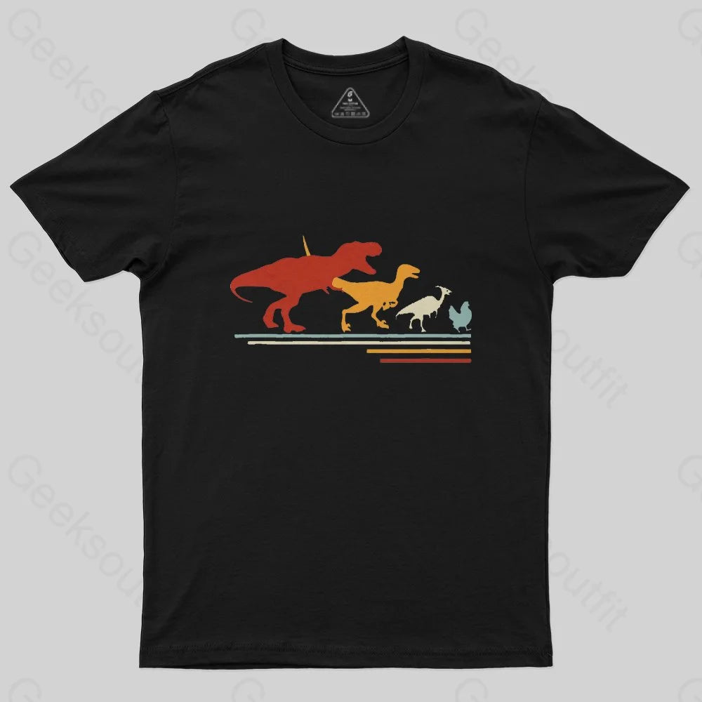 Dinosaur Evolution T-Shirt - Geeksoutfit