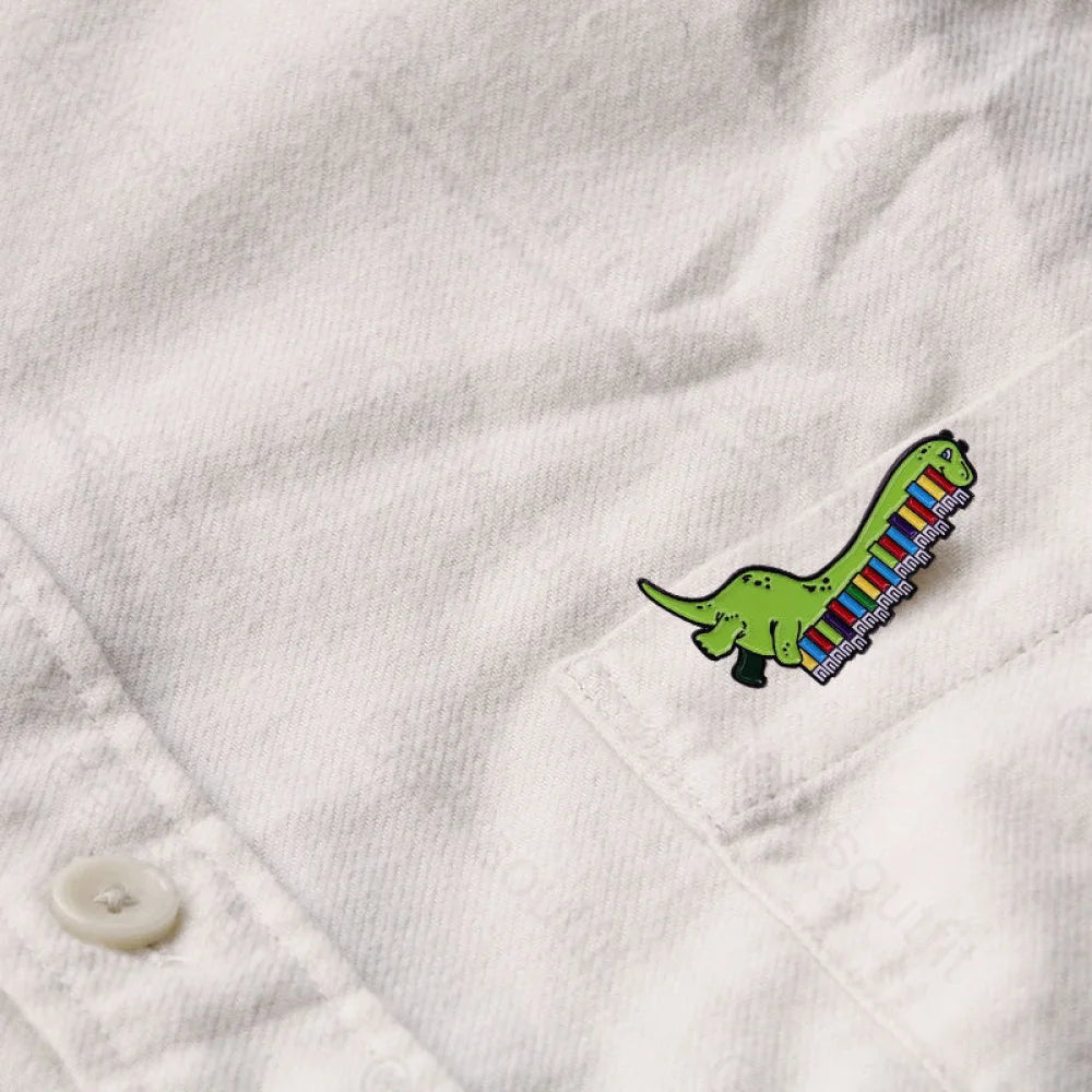 Dinosaurs And Books Pins