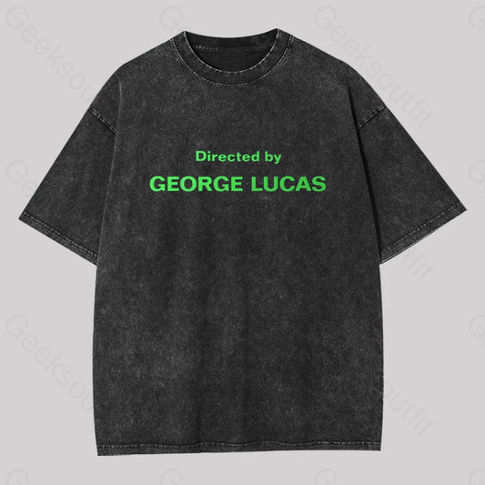 Directed By George Lucas 1971 Washed T-Shirt Black / S