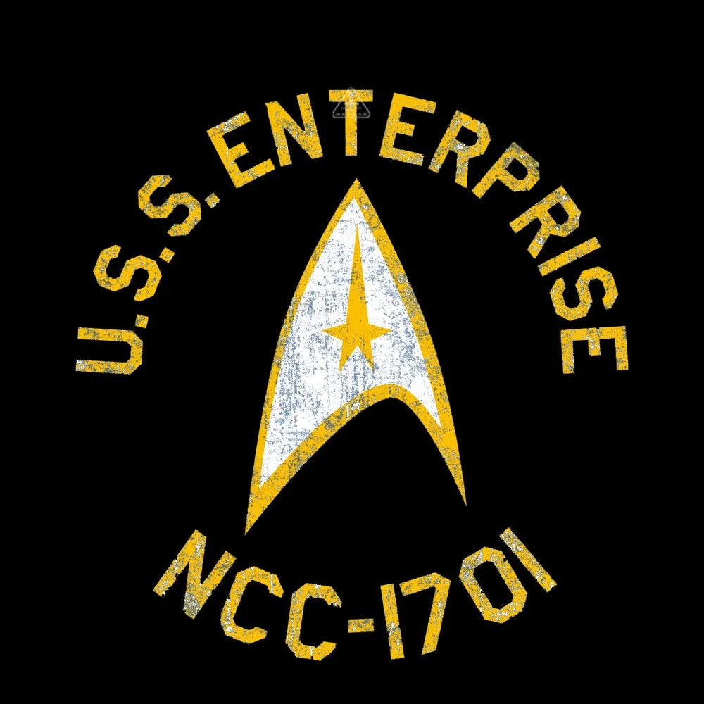 Distressed Star Trek Collegiate T-shirt - Geeksoutfit